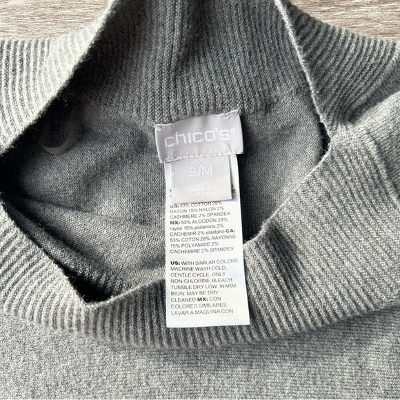 Chico’s Cotton Cashmere Poncho - Picture 10 of 14